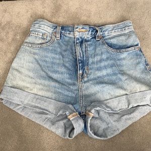 BDG high rise mom jeans shorts